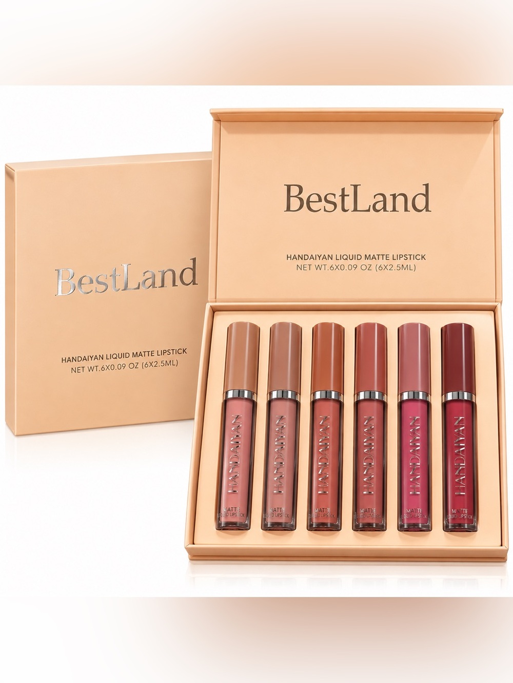 NWT WOMENS BESTLAND HANDAIYAN MATTE LIQUID LIPSTICK SET